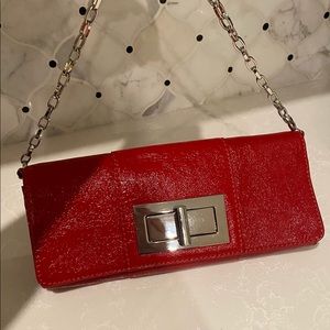Banana Republic Red Patent Bag